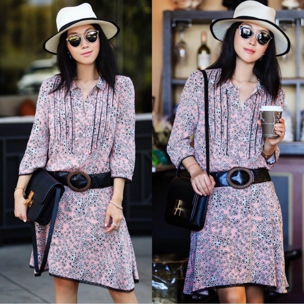 ZADIG & VOLTAIRE Raspail Print Fleurs Floral Dress, Size Small